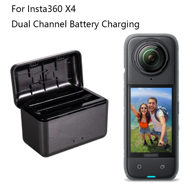 Chargeur de batterie pour Insta360 Tourists, boîtier de charge rapide, accessoires pour appareil photo, canal, hub