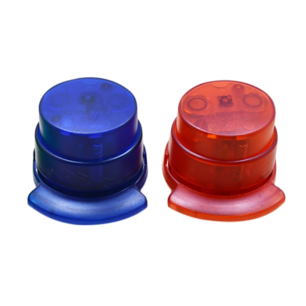 6개 미니 스테이플 프리 스테이플러 에코 ABS 플라스틱 휴대용 사무실 학교용 신기한 버클 스티치 종이 클립 사무용 스테이플러