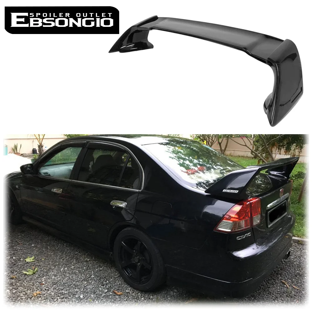 

2001-2005 For Honda Civic Spoiler FD2 Spoiler High Quality ABS Material Car Rear Wing Primer Color Rear Spoiler For Honda Civic