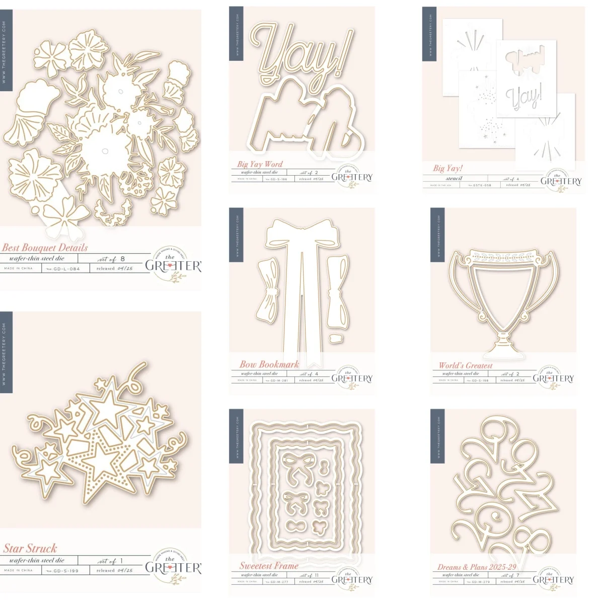 

Bouquet Bookmark Star Frames Metal Cutting Dies Layering Stencils for Scrapbooking DIY Photo Album Decorative Embossing Supplies