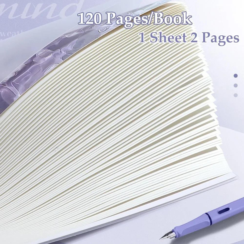 The New A5 Loose-leaf Notebook Is A School Office Stationery with A Middle and High School Style Thick Horizontal Blank Notebook