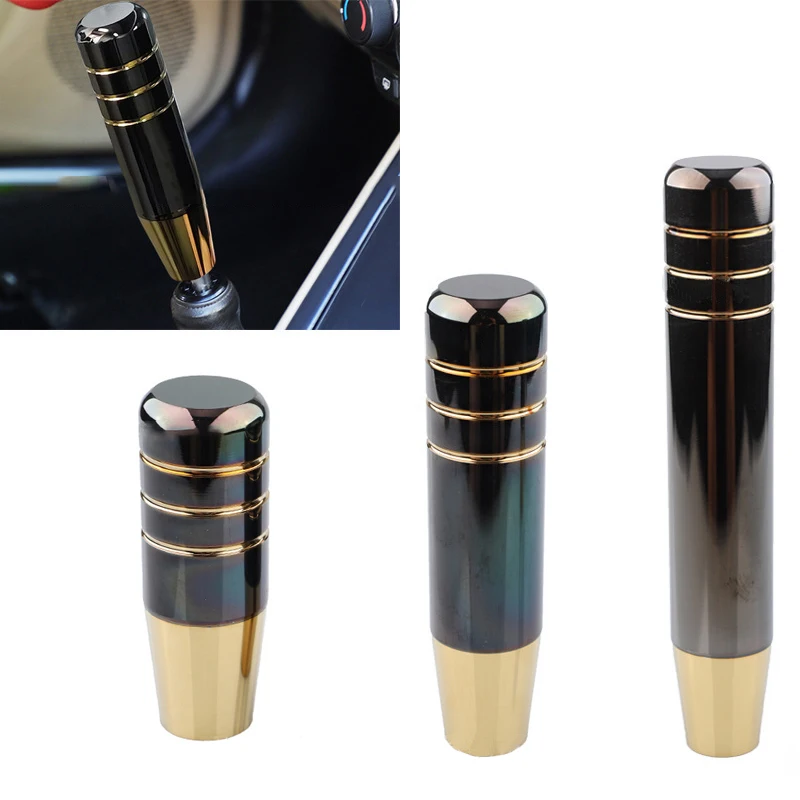 

9cm/13cm/18cm Aluminum Alloy Knob Ergonomic Design Cars Universal Modified Car Gear Shift Knob With Extended Shift Knob Cover