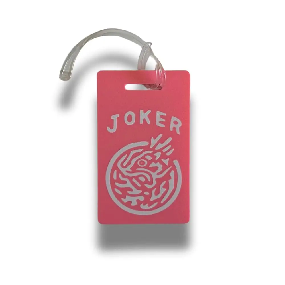 

Free ShippingLuggage Tag with Clear Plastic Strap Mahjong Joker – Fun Mahjong Travel Accessory – Easy-to-Spot Bag Identifier – G
