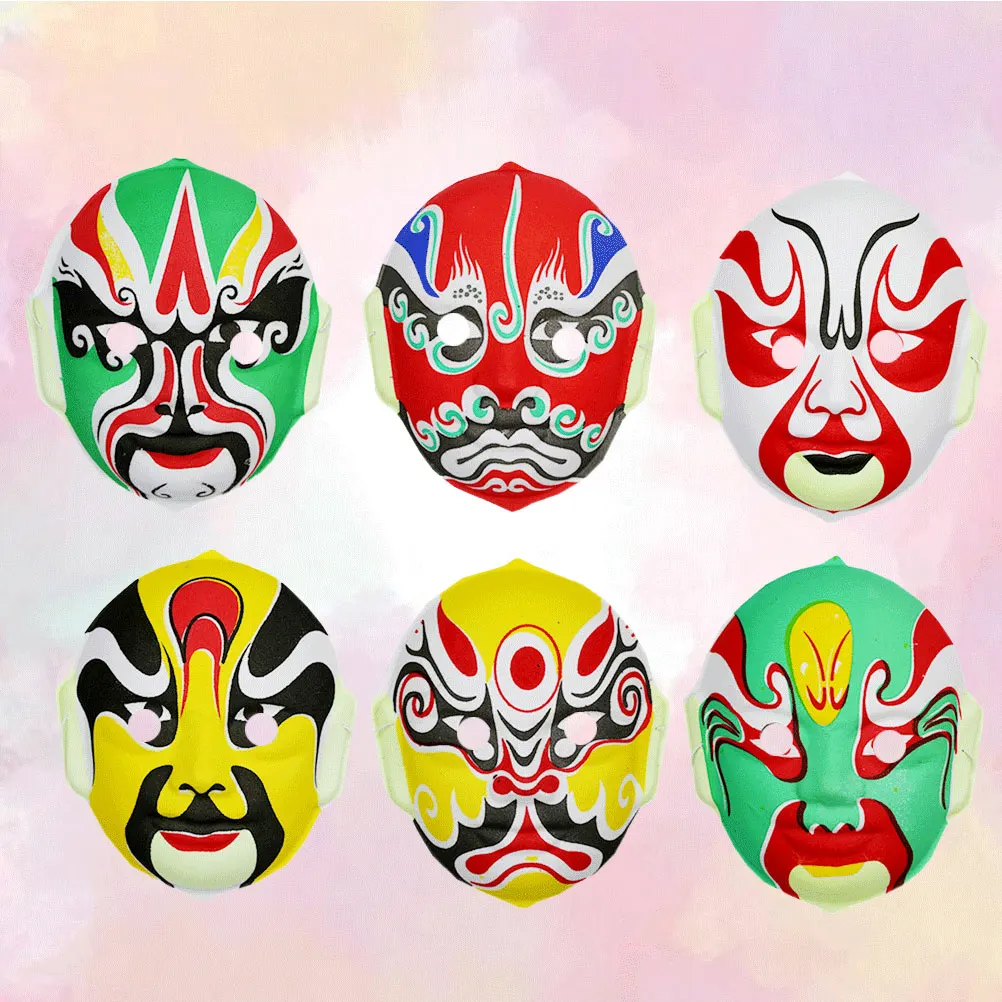 

6 Pcs Halloween Decorations Mask Novel Cosplay Masks Purge Costumes for Face Make up