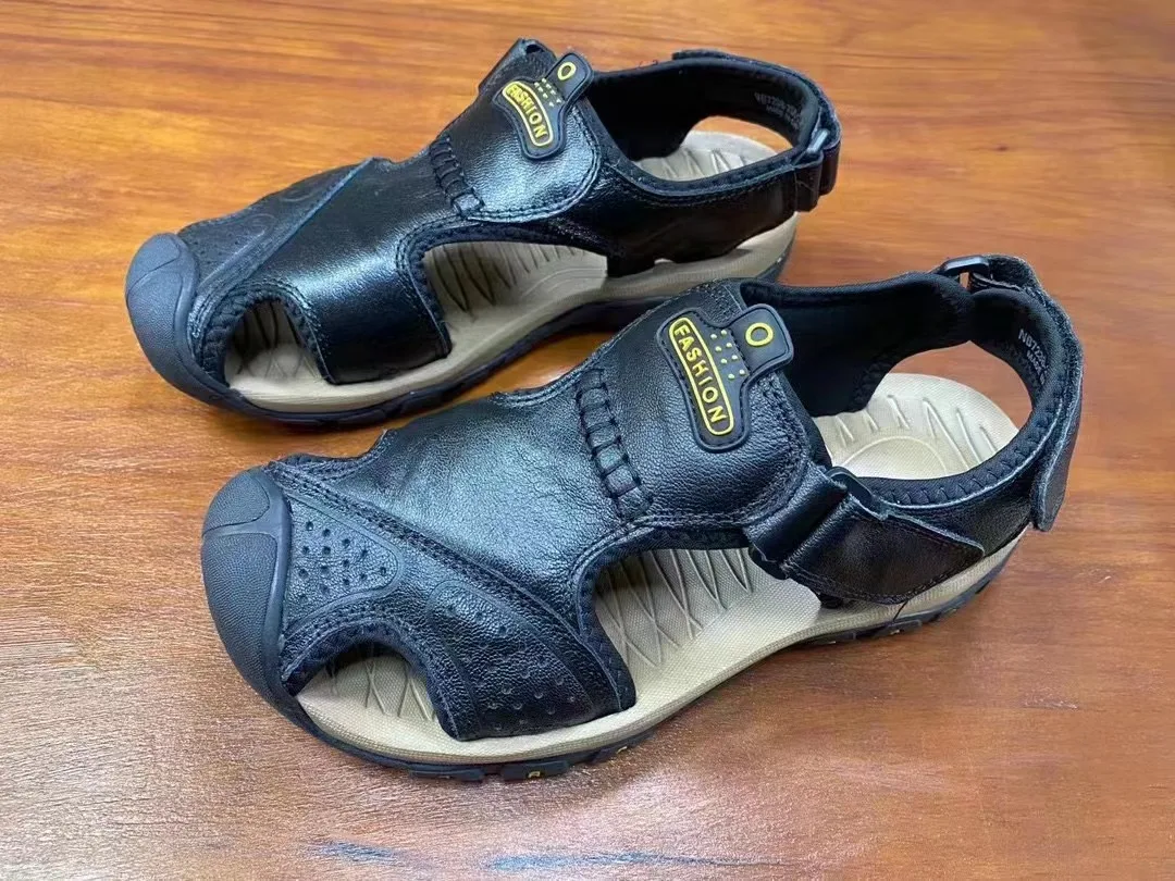KOWM Upstream zapatos agua cuero vaca malla transpirable hombre