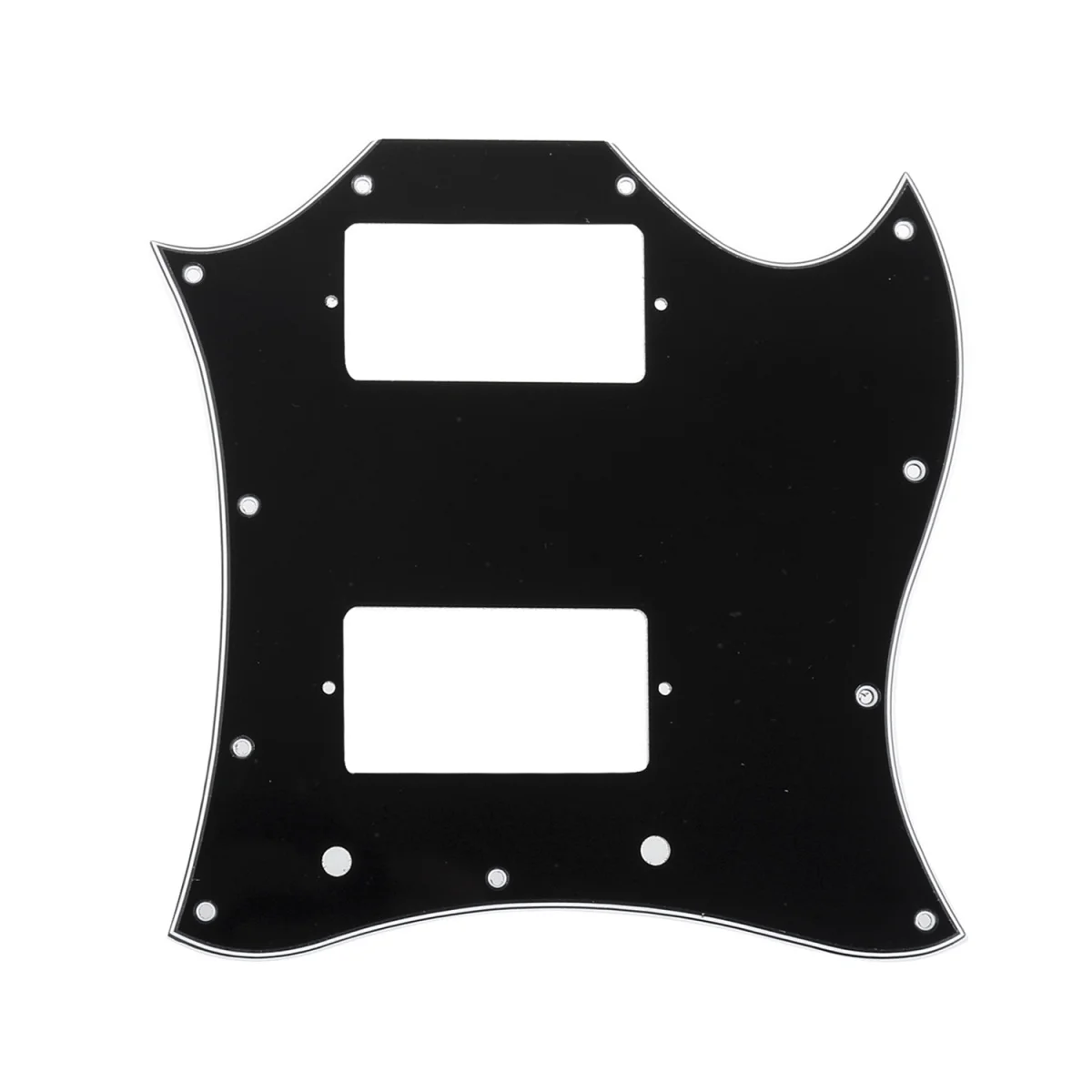 Musiclily Pro 11-Hole Large Full Face Guitar Pickguard for Import SG