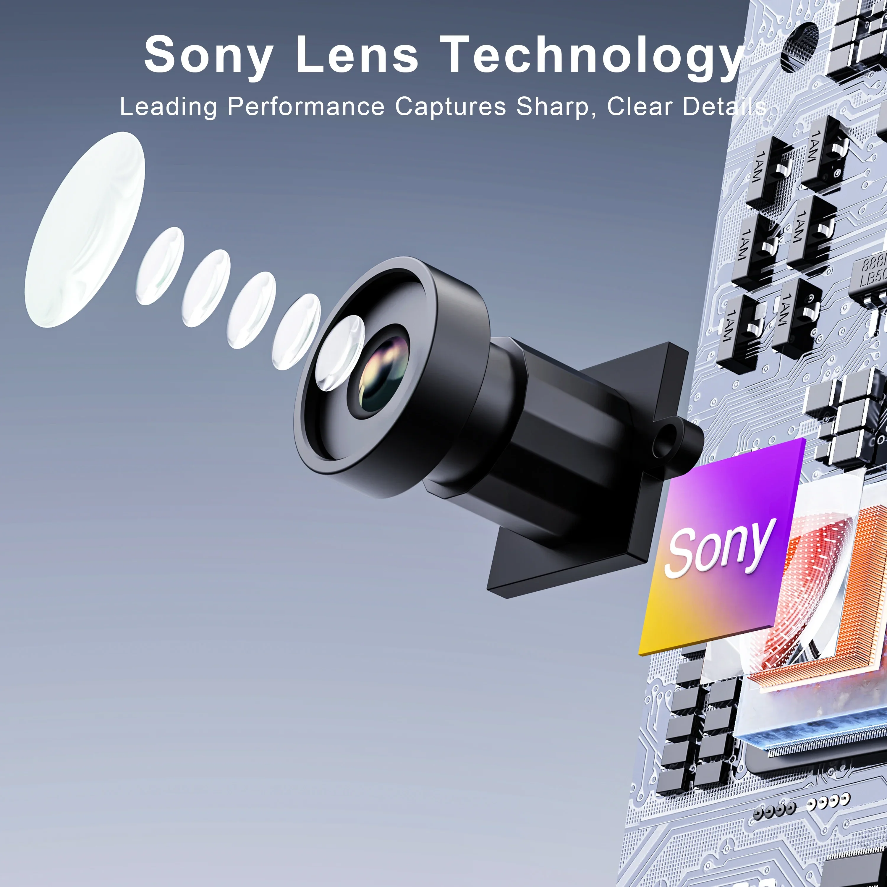 4K QHD With 3 SONY Lens Car Camera Touchscreen External GPS One-click searching,Two-way Talking 4G/WiFi6 Dash Cam