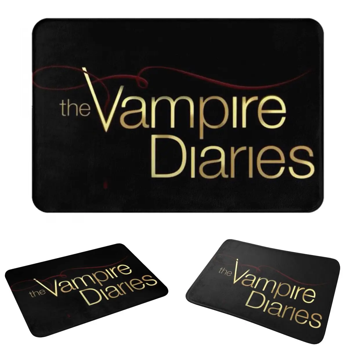 The Vampire Diaries Damon Salvatore Non-slip Doormat Floor Mat Durable Carpet Rug for Kitchen Entrance Home Living room Footpad