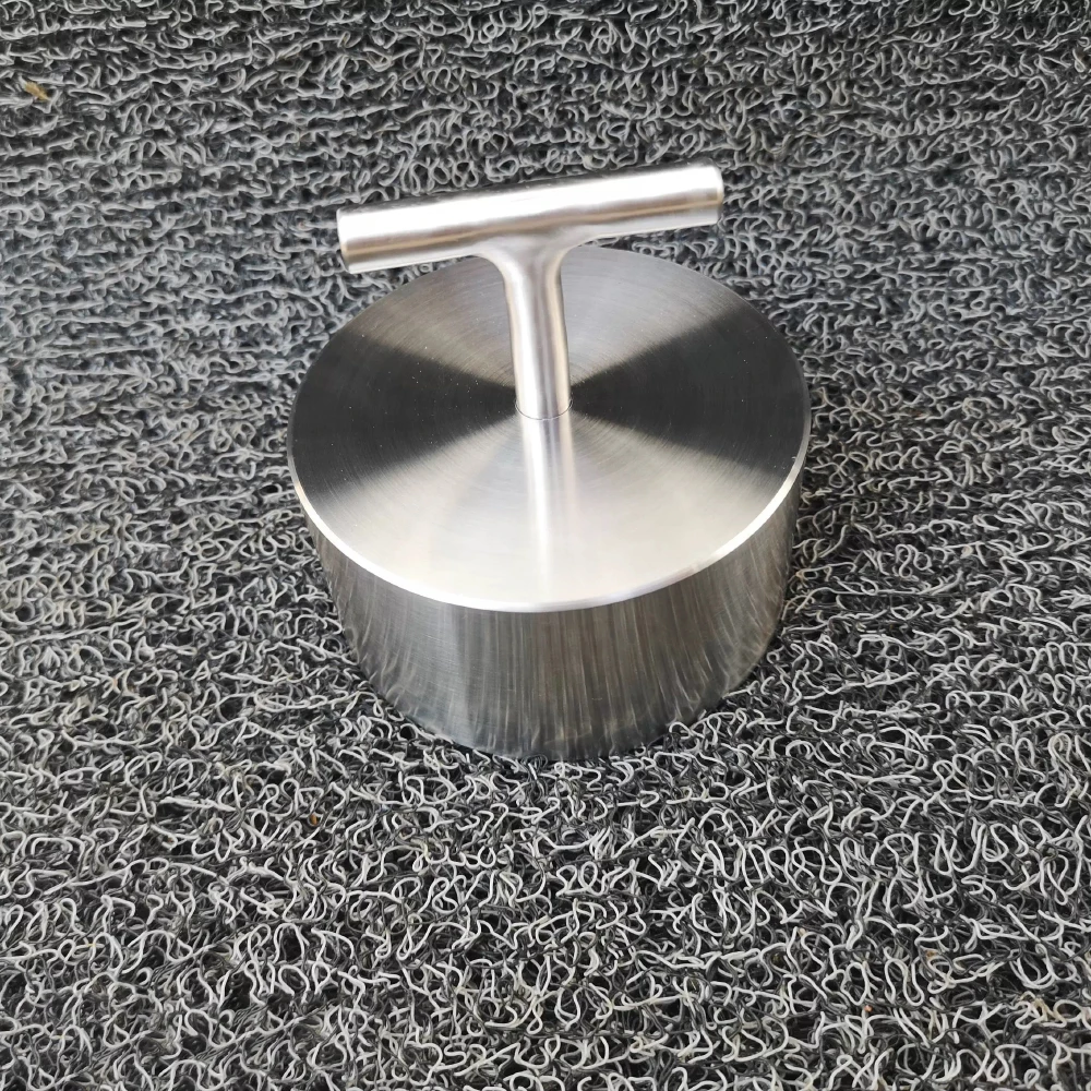solid-304-stainless-steel-weight-block-with-handle-–-110mm-diameter-305kg-–-multipurpose-pressing-holding-tool