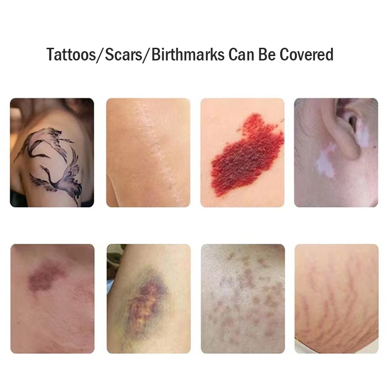 6PC impermeabile tatuaggio difetto nascondere nastro copertura completa correttore adesivo corpo braccio