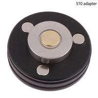 510 Adapter for Drag X S Drag Max Compatible with All Kinds of 510 Atomizer Tanks Firm Magnetic Connector Nebulizer Adapter