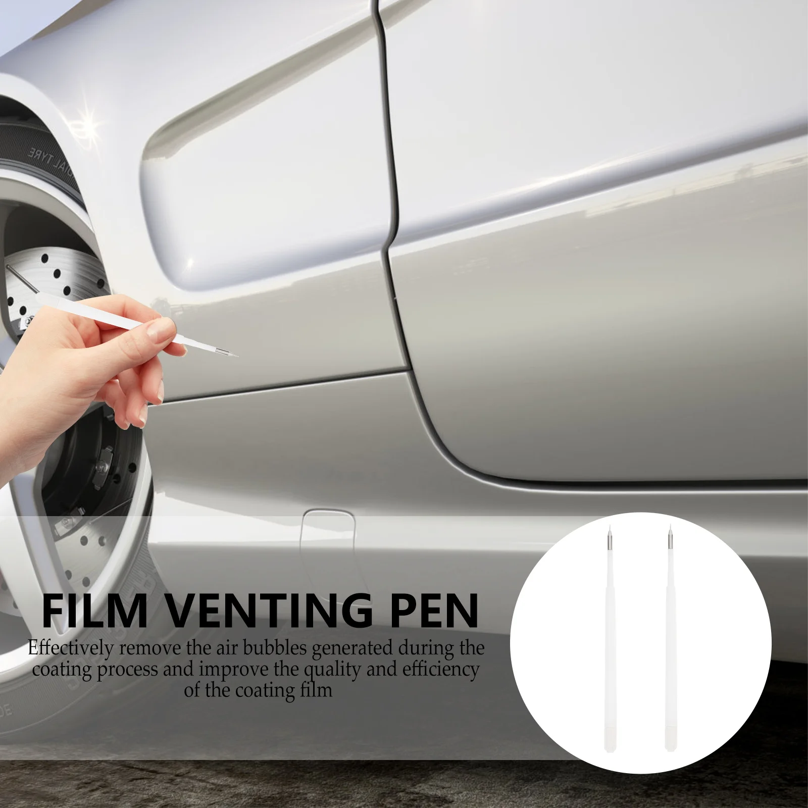 

2Pcs Bubble Removal Pin Pen Refills Compact Design Air Release Tool for Car Vinyl Installation and Craft Weeding Accessories