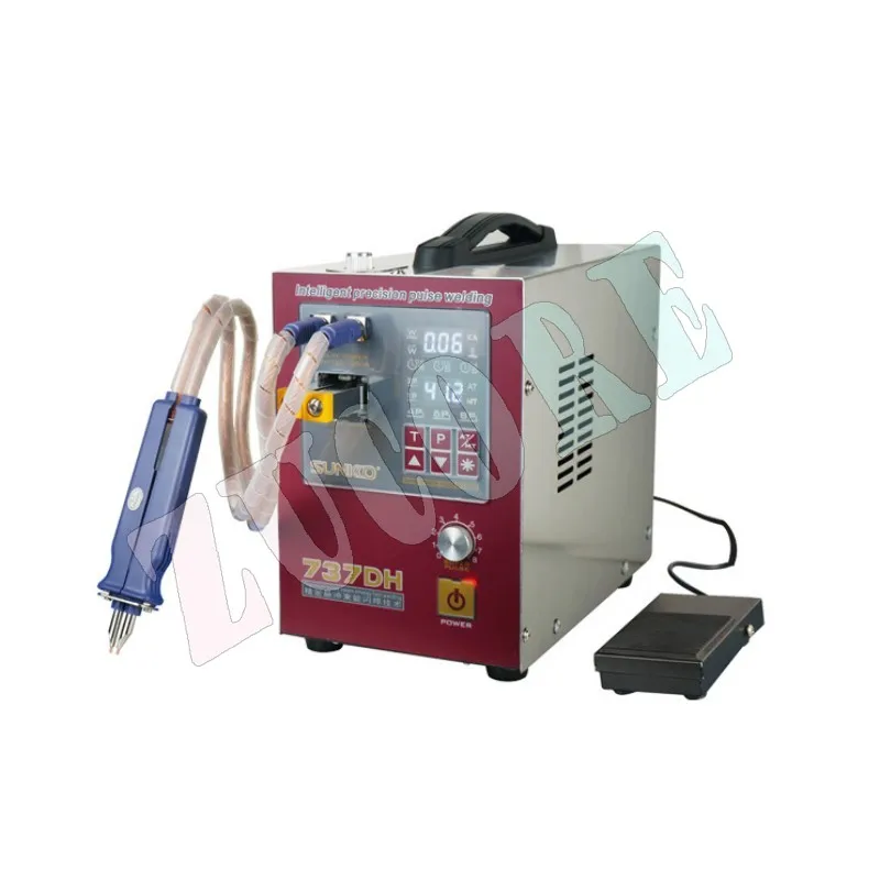 SUNKKO 737DH Mini battery spot welder for 18650 battery torch spot welder 4.3KW 220V 110V