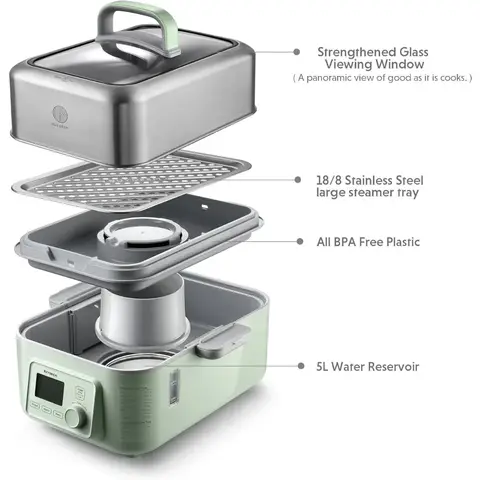 10 best sales ångkokare för mat - №7