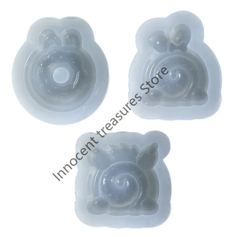 

3XUA Очаровательная десертная форма силиконовая плесень пончики