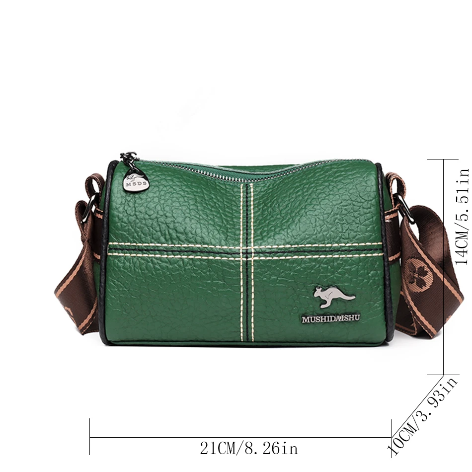 100% Genuine Leather Crossbody Bag for Women Bag Woman Luxury Handbag High Quality Shoulder Bags Ladies Messenger Bag Sac A Main