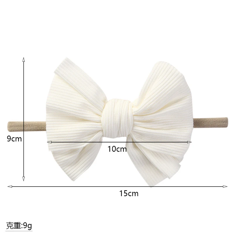 Children's Super Soft Nylon Faucet with Hair Accessories Cotton Bow Baby Headband Baby Girl Hair Accessories Hair Pins and Clips