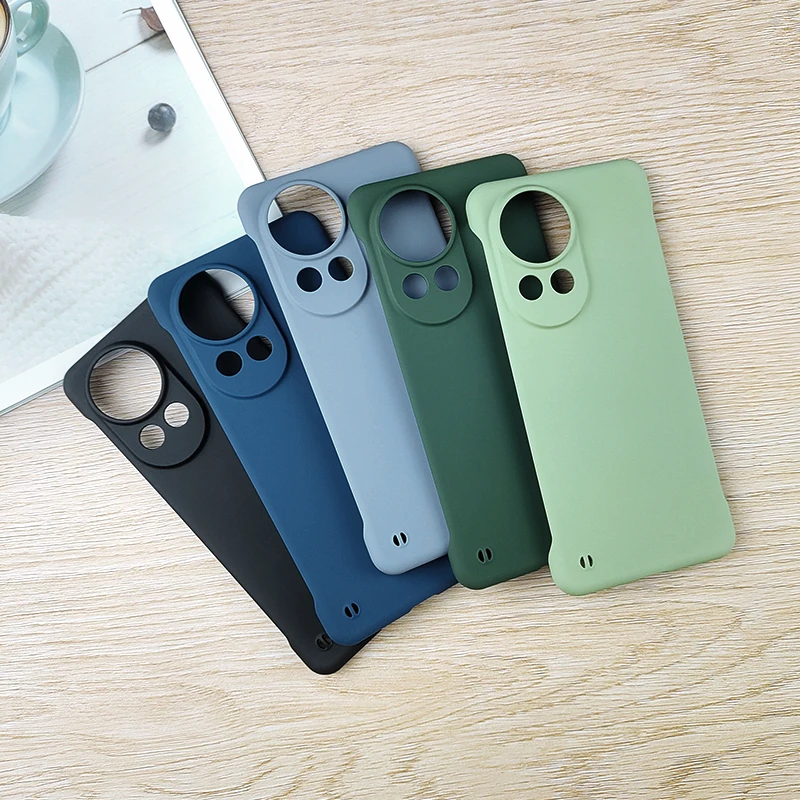 Candy Color Frameless Matte Case For Huawei nova 12 nova12 Pro Ultra Lite Active Slim Hard PC Shockproof Bumper Cover