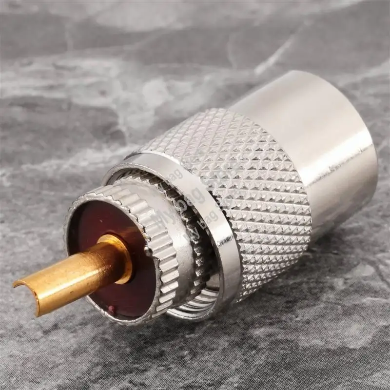 

10PCS RF Connector UHF Male Connector RG8 RG58 Cable Lug Antenna Connector PL259-BEAU