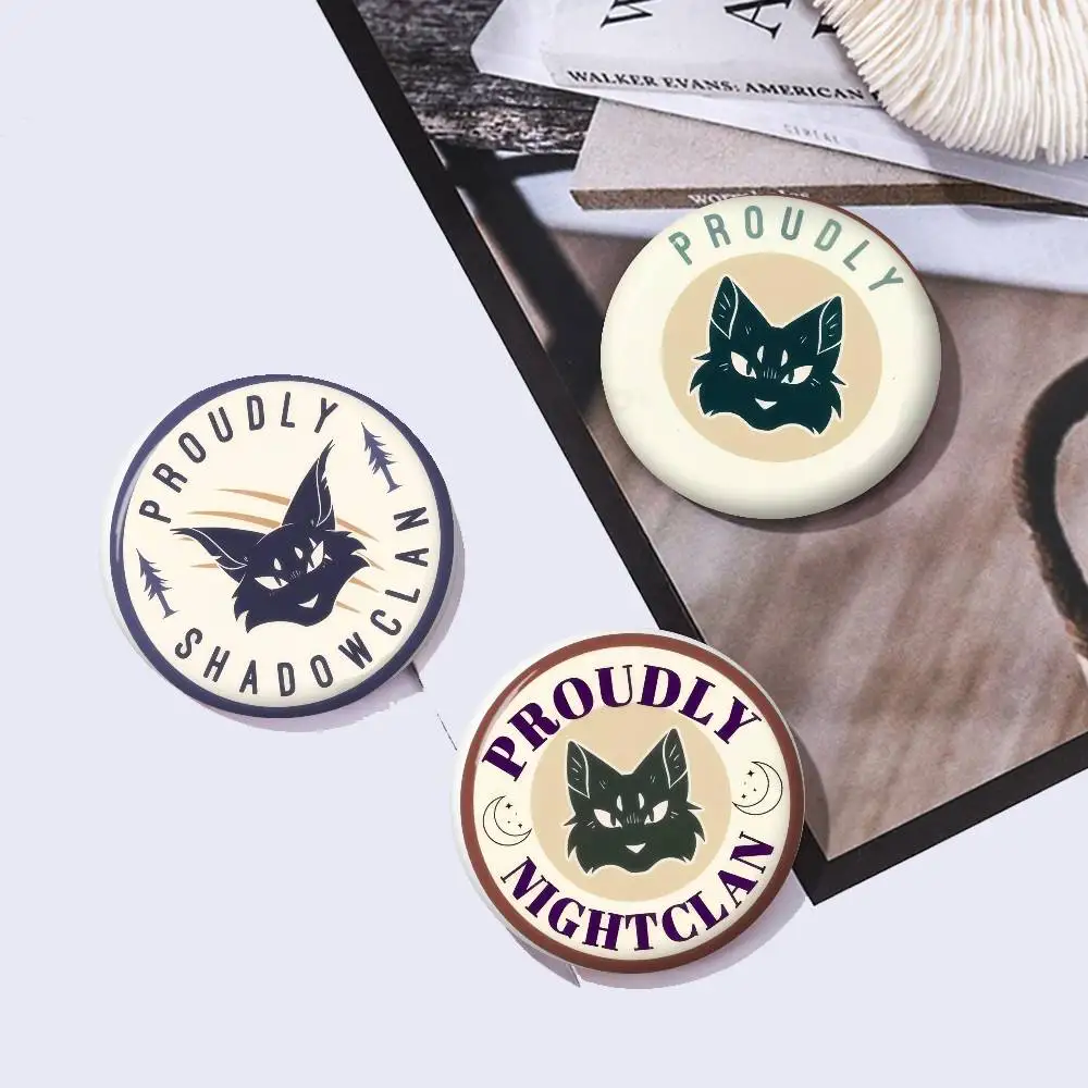 Anime Brooches Cute Cartoon Badge Jacket Jeans Lapel Pin Gift Accessorie Cartoon Cute Warrior Cats Book view 5