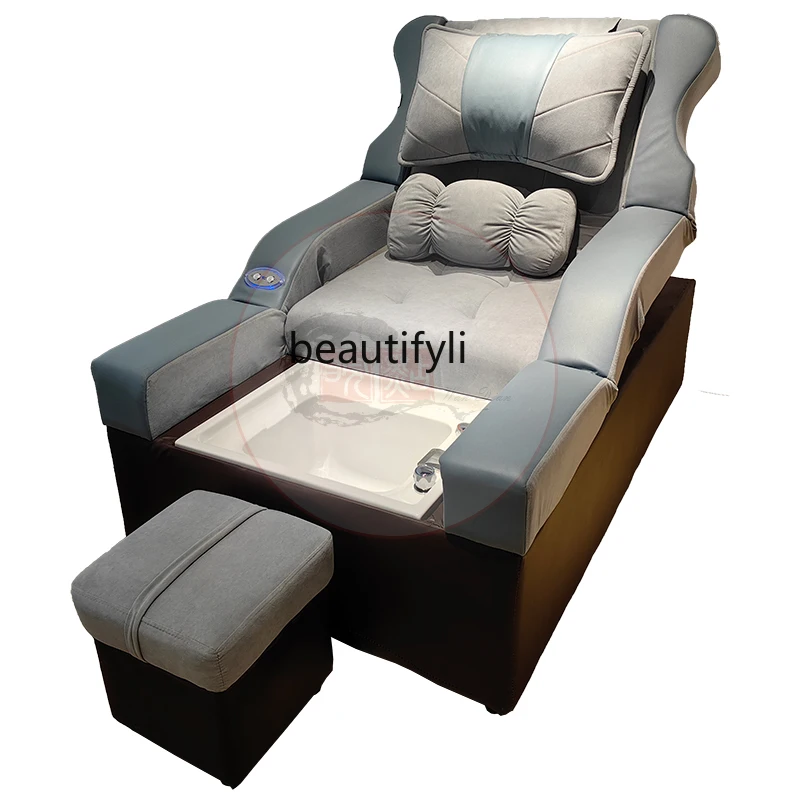 Electric Foot Massage Bed Spa Massage Integrated Bed Foot Washing Foot Massage Ear Cleaning Bed Rest Hall Recliner