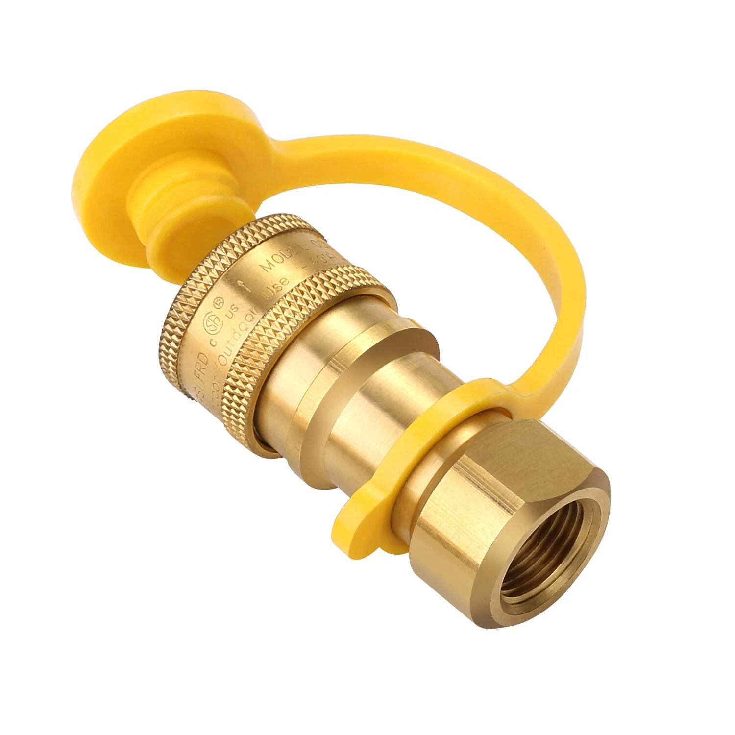 Lp Gas Propane Hose Internal Thread Propane Adapter Fittings Gas Hose Connector Brass Natural Gas Quick Connect For Outdoor Bbq