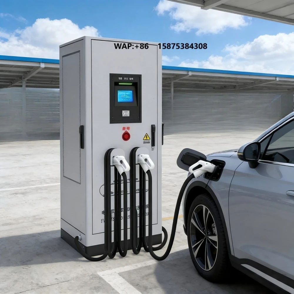 HJ Industrial 400kW QuadGalvanized Sheet Metal DC EV Charging Station for Electric Mining Truck Logistics Service