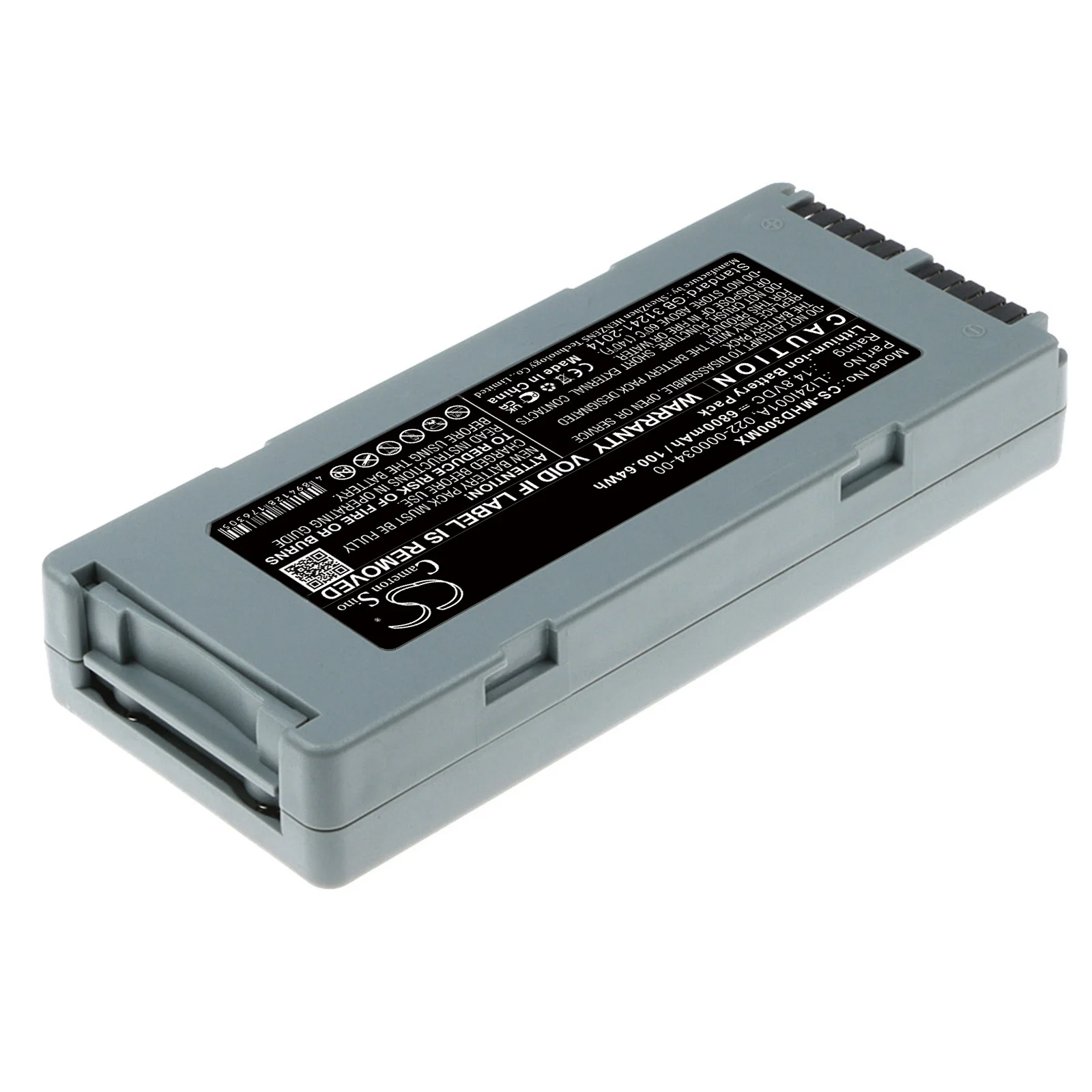 Li-ion Medical Battery for Mindray, 14.8V, 6800mAh, Compatible Models:  BeneHeart D1, BeneHeart D2, BeneHeart D3