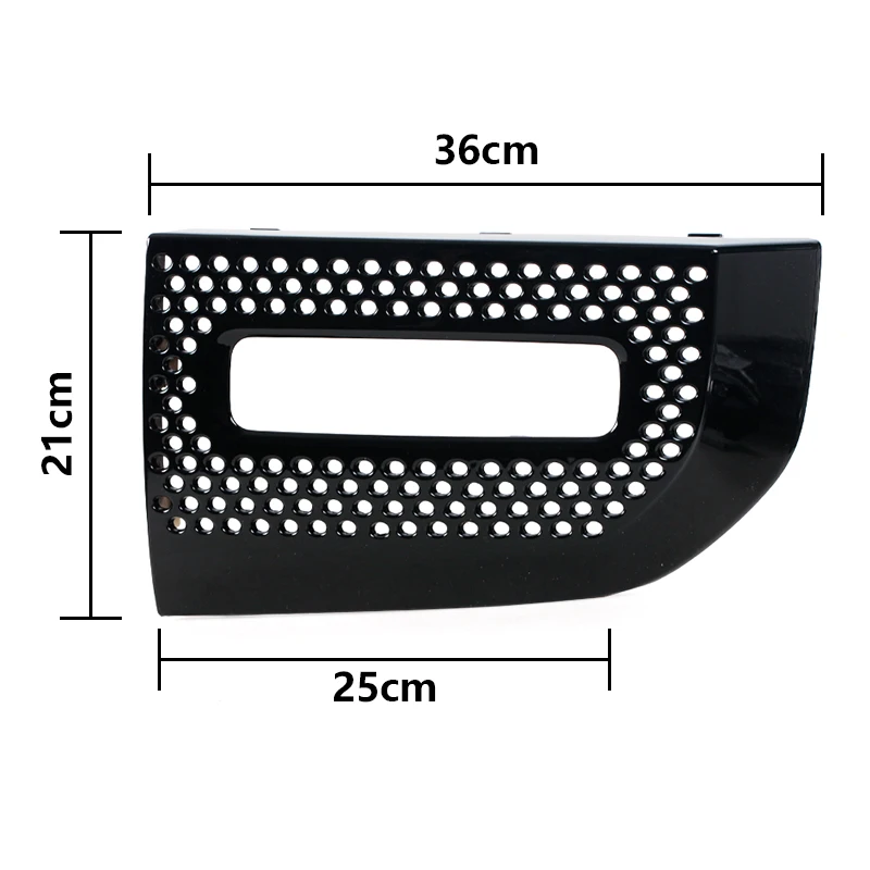 Car Front Gloss Black Fog Light Grille Cover Trim Bezel For Land Rover Defender 90 110 130 2020 2021 2022 2023 LR129432 LR129431