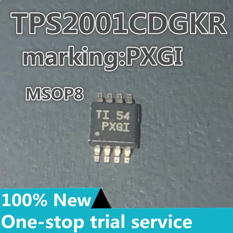 5-100 stks TPS2001CDGKR Originele Nieuwe Voor Playstation 4 PS4 Slim SMD Mosfet IC Chip PXGI MSOP8 op Moederbord