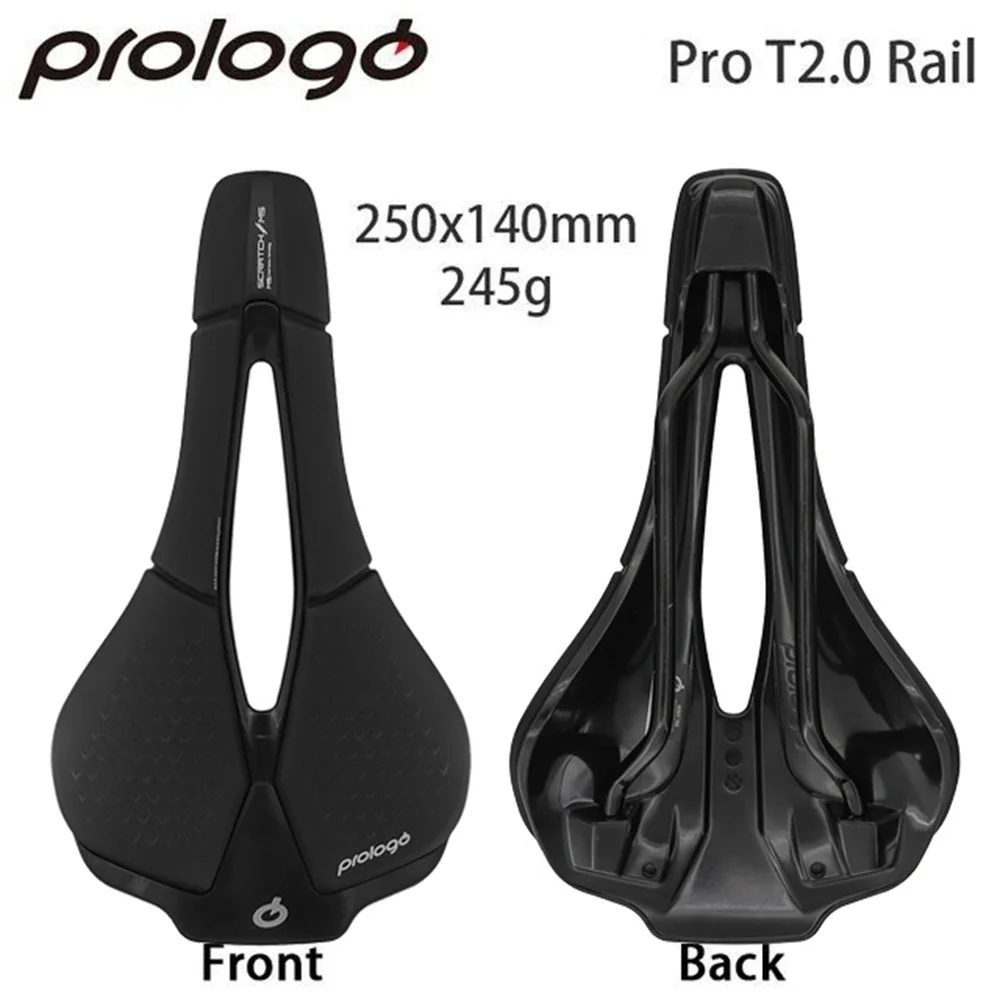 Prologo Scratch M5 Pas Pro T2.0 Road Bike MTB Saddle 250x140mm