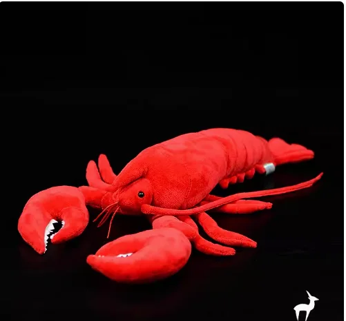 

Big lobster plush toy doll cute simulation American lobster doll gift 35cm