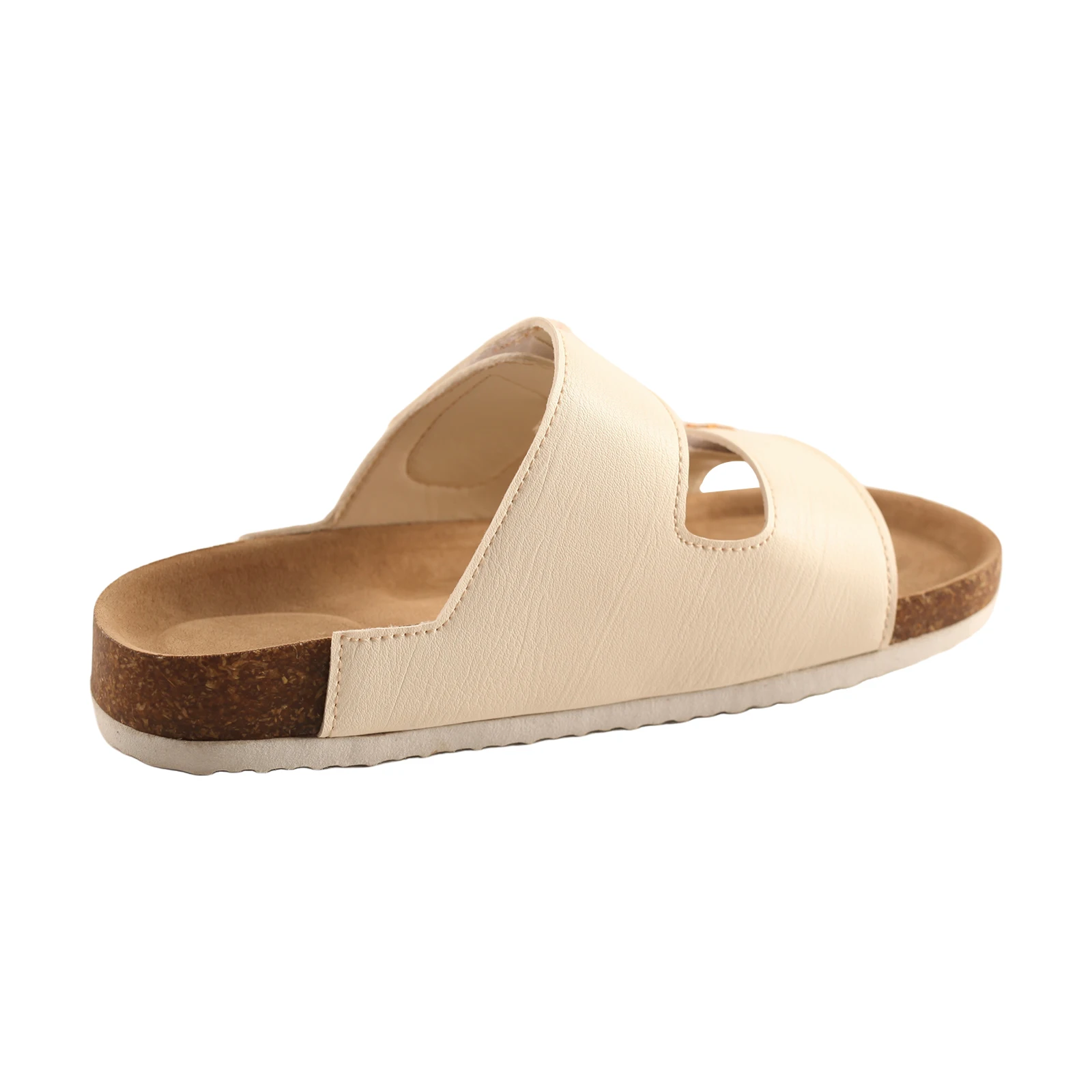 TMA EYES Damen Sommer Casual Sandalen mit dicker Sohle, verstellbares weißes Obermaterial für bequemes Schuhwerk – Detail 4