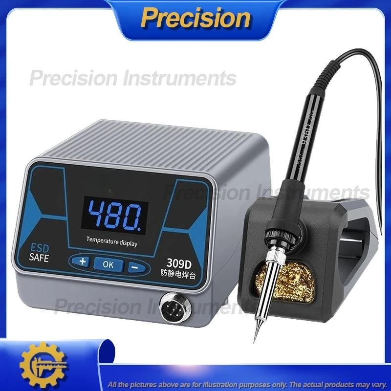 2026 محطة لحام التحكم في درجة الحرارة الرقمية عالية الطاقة قابل للتعديل سبيكة لحام لإصلاح الإلكترونيات ذاتية الصنع