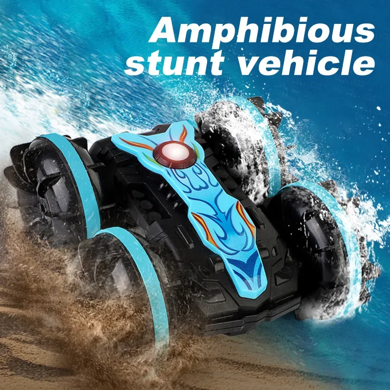 

Boys and Girls' Toy Car Remote Control Car Amphibious Rolling and Rotating Children's Remote Control Stunt Gesture Car Rc Cars