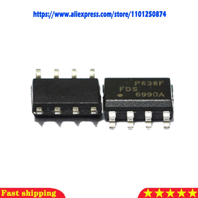 5PCS FDS6690AS SOP8 FDS6690 SOP 6690AS SMD