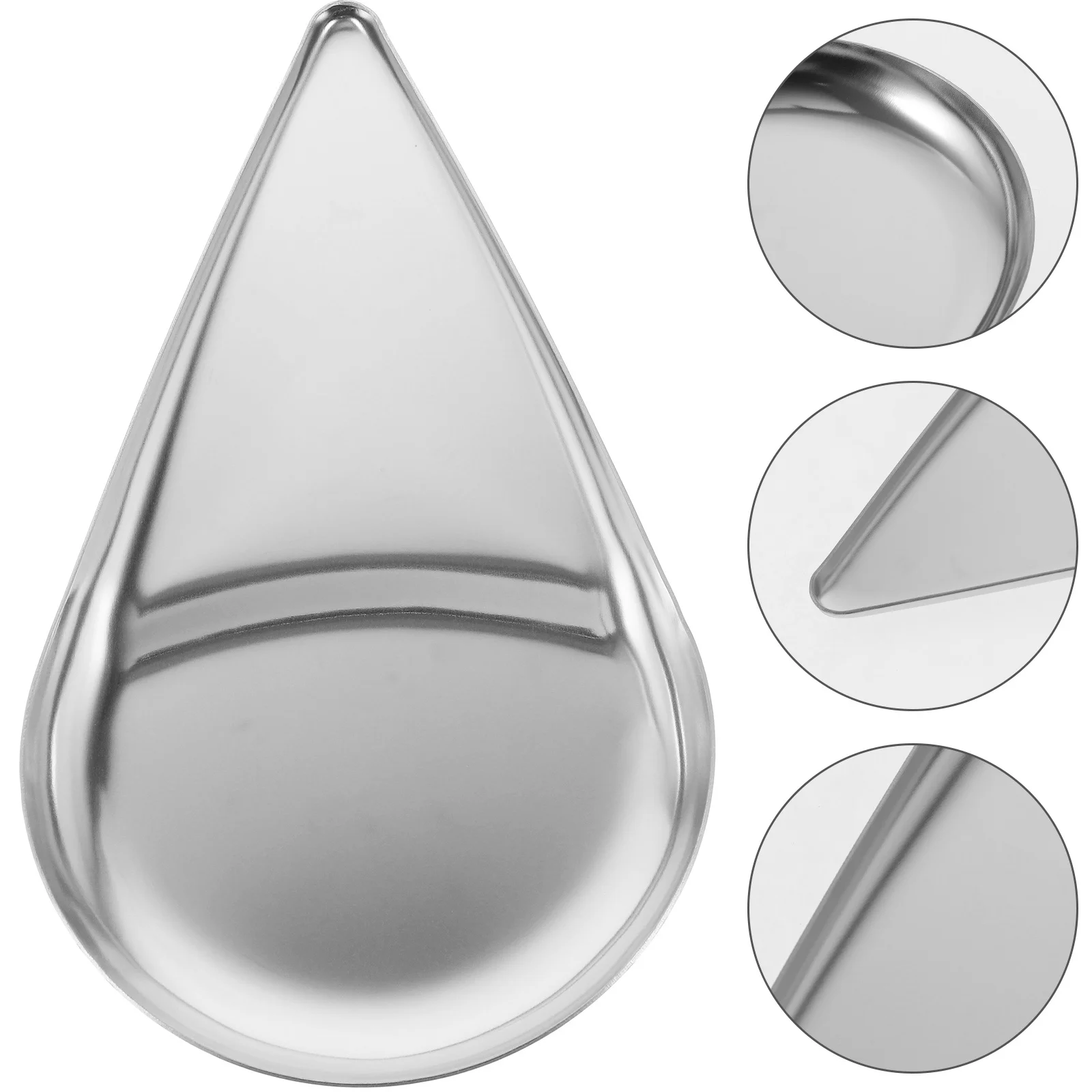 

Stainless Steel Jewelry Storage Tray Elegant Design Multi-Functional Organizer for Cosmetics Earrings Necklace Home Decor