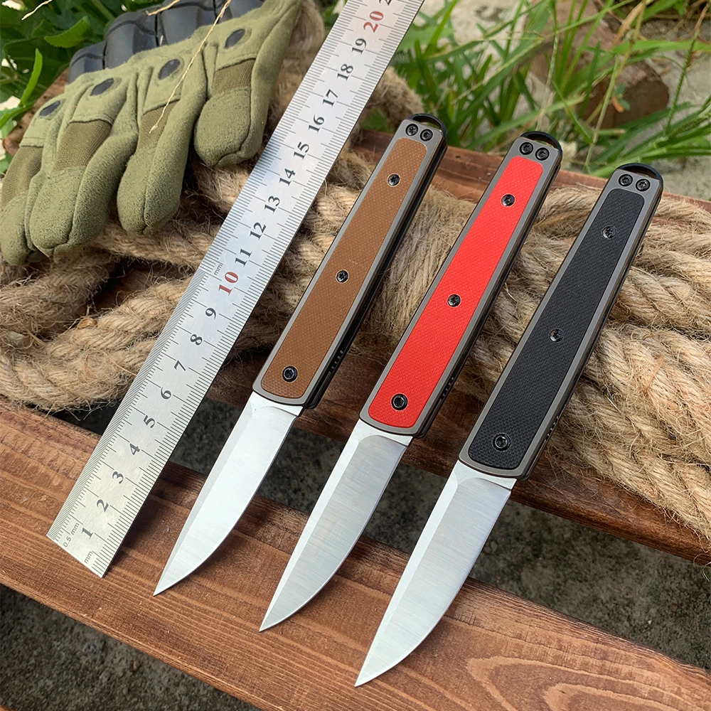 New Pocket Folding Knife 2024 8Cr13Mov Steel Blade Outdoor Camping Multifunctional Small Knives Self defense edc Hand Tools