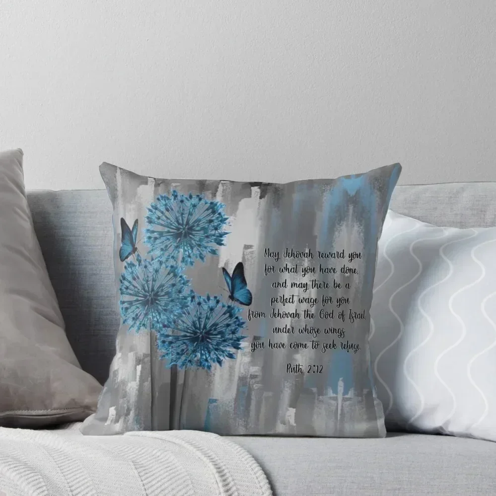 Ruth 2:12 Throw Pillow Covers For Sofas Pillowcases Bed Cushions pillow