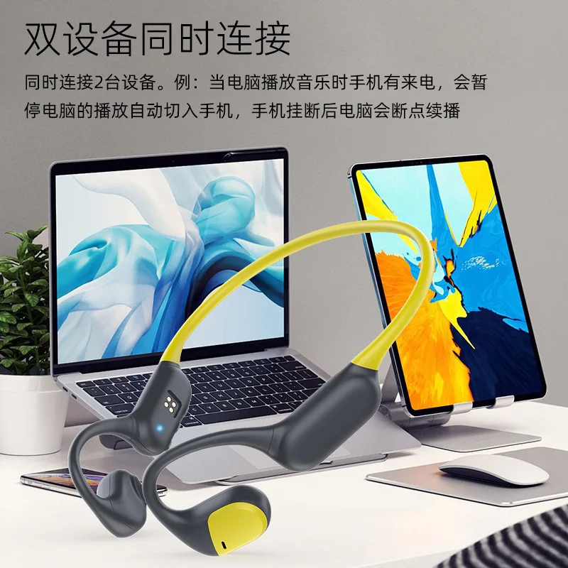 

2025 hot sale Cross-border z9 private mold air bone conduction bluetooth headset, sports running, cycling, listening to music, w