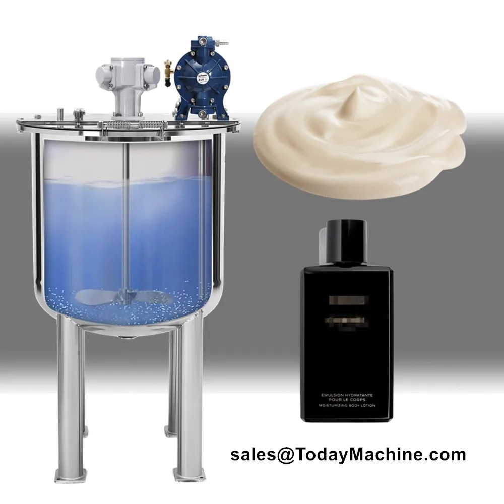 Liquid Soap Shampoo Hair Gel Shower Gel Mixing Blending Tanks Making Machine