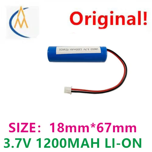 Batterie au lithium 18650 mAh, 1200mAh, avec panneau de protection, sortie, éclairage de secours, bon marché