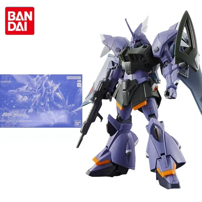 Bandai Original Gundam Model Kit Anime Figure HGCE 1/144 GELGOOG Menace Action Figures Toys Collectible Gifts for Children