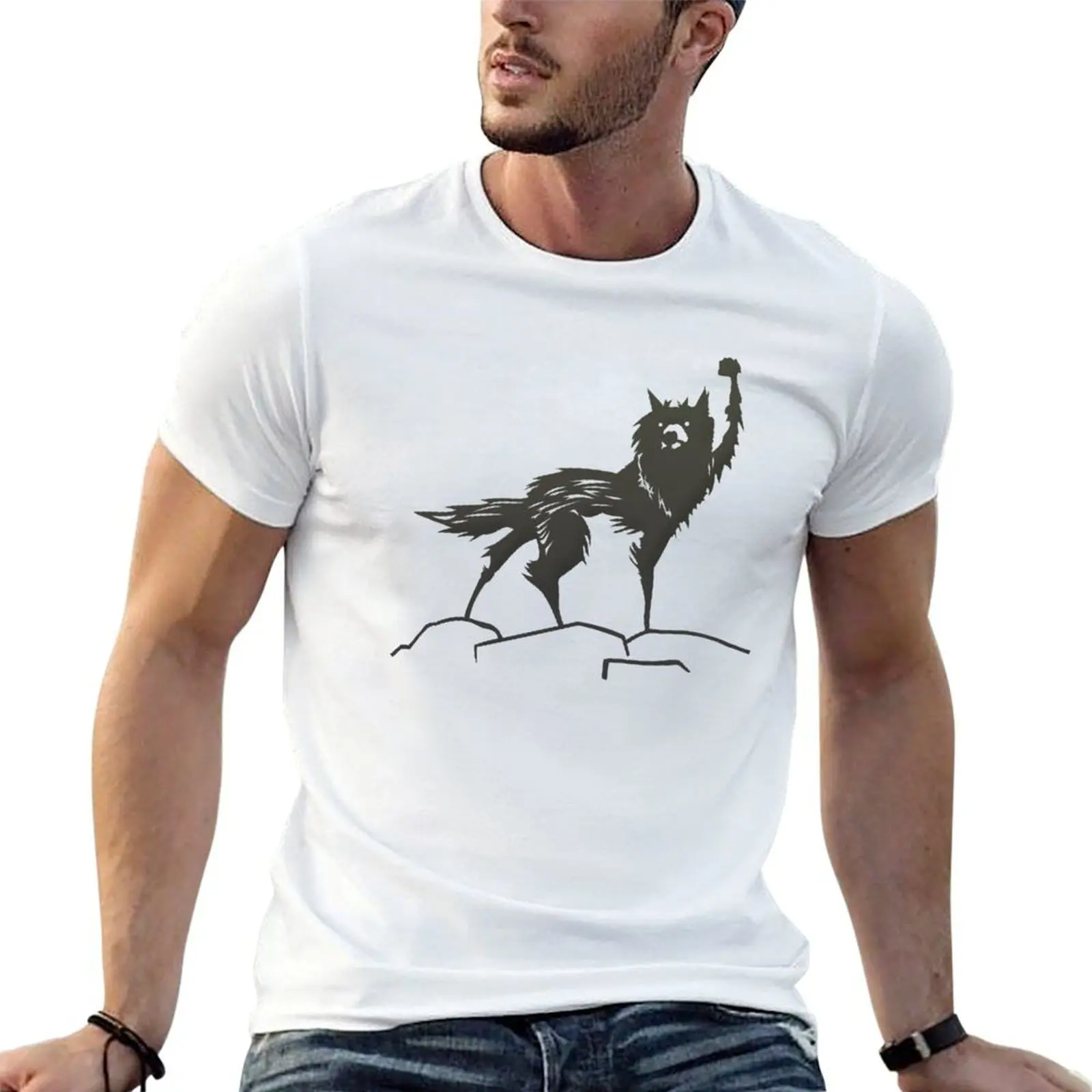 

Fantastic Mr Fox Wolf T-Shirt t shirt custom print cotton tshirt 100% T-Shirt