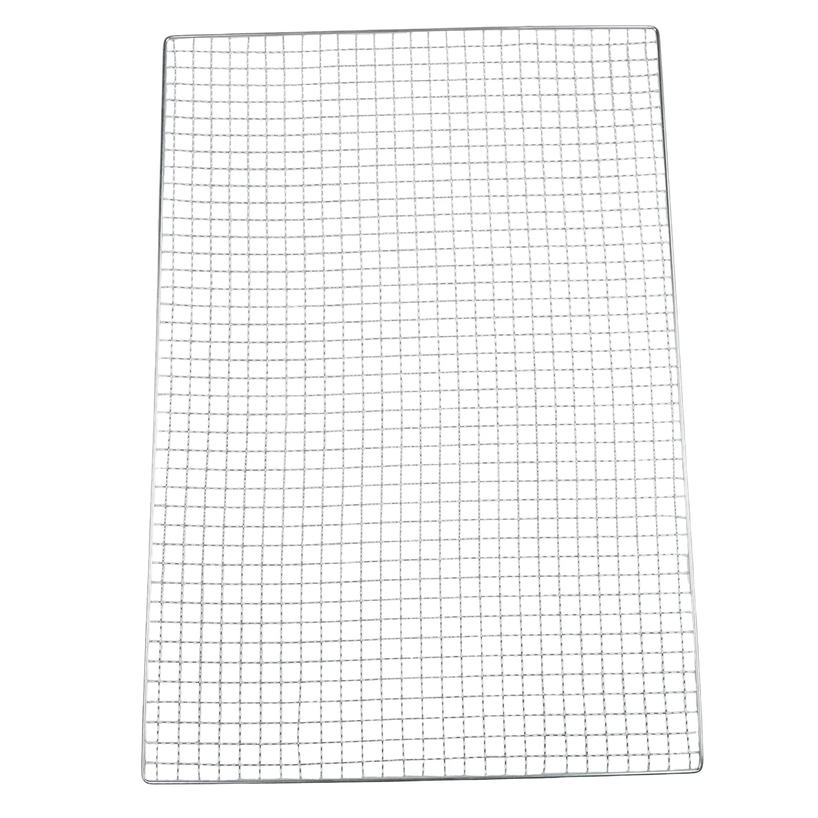 1PC Square Roast Grate Net Grid Galvanized Iron For BBQ For Fish, Meat & Vegetable Grilling Reusable Nonstick Grill Net