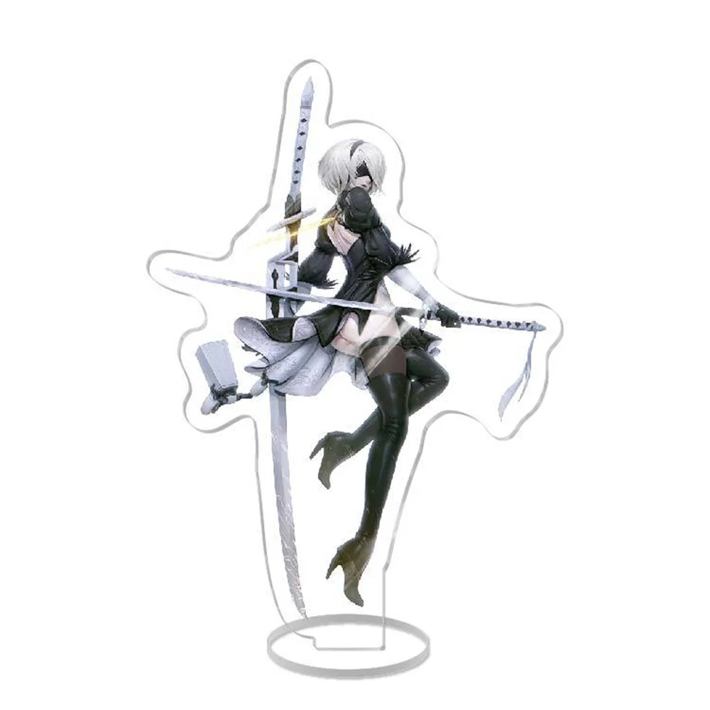 15CM NieR:Automata Game Acrylic Stand Model Toys Anime Girl 2B Figure Decoration Games Action Figure Collectible Toys for Gifts