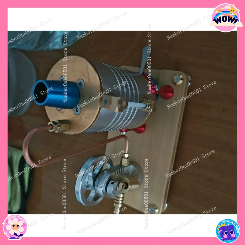 

Startable Steam Engine Model Retro With Heating Boiler Real Startup Model CNC M