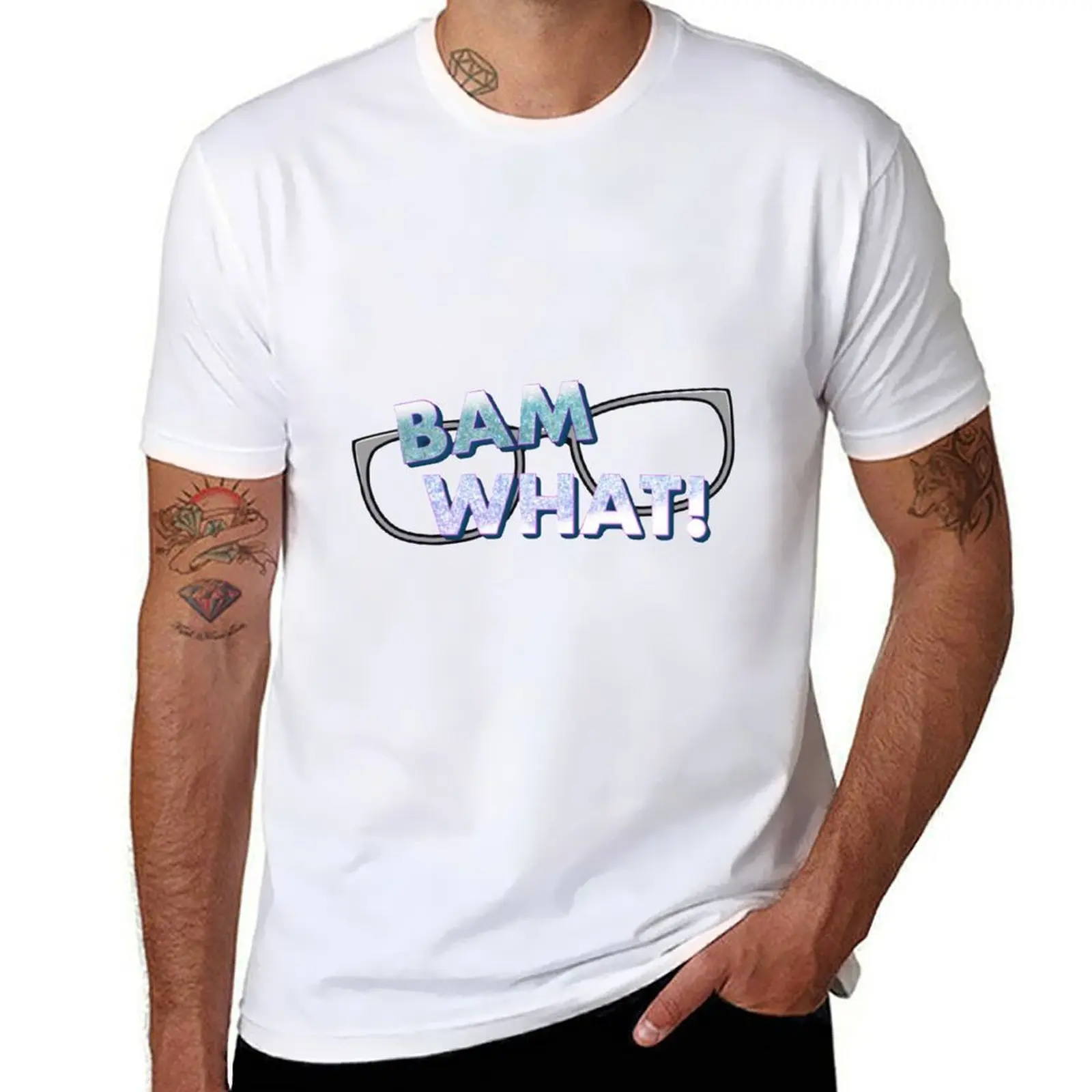 

BAM WHAT T-Shirt t shirt man designer t shirt for man 100 percent cotton T-Shirt