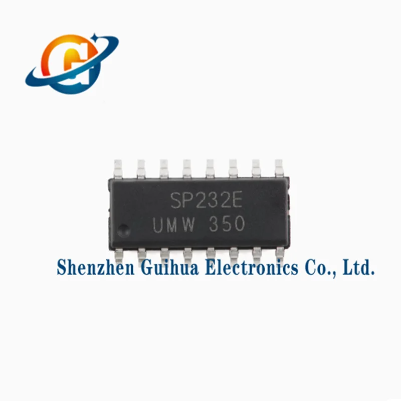 10pcs original UMW SP232EEN SOP-16+5V multi-channel RS-232 driver/receiver chip