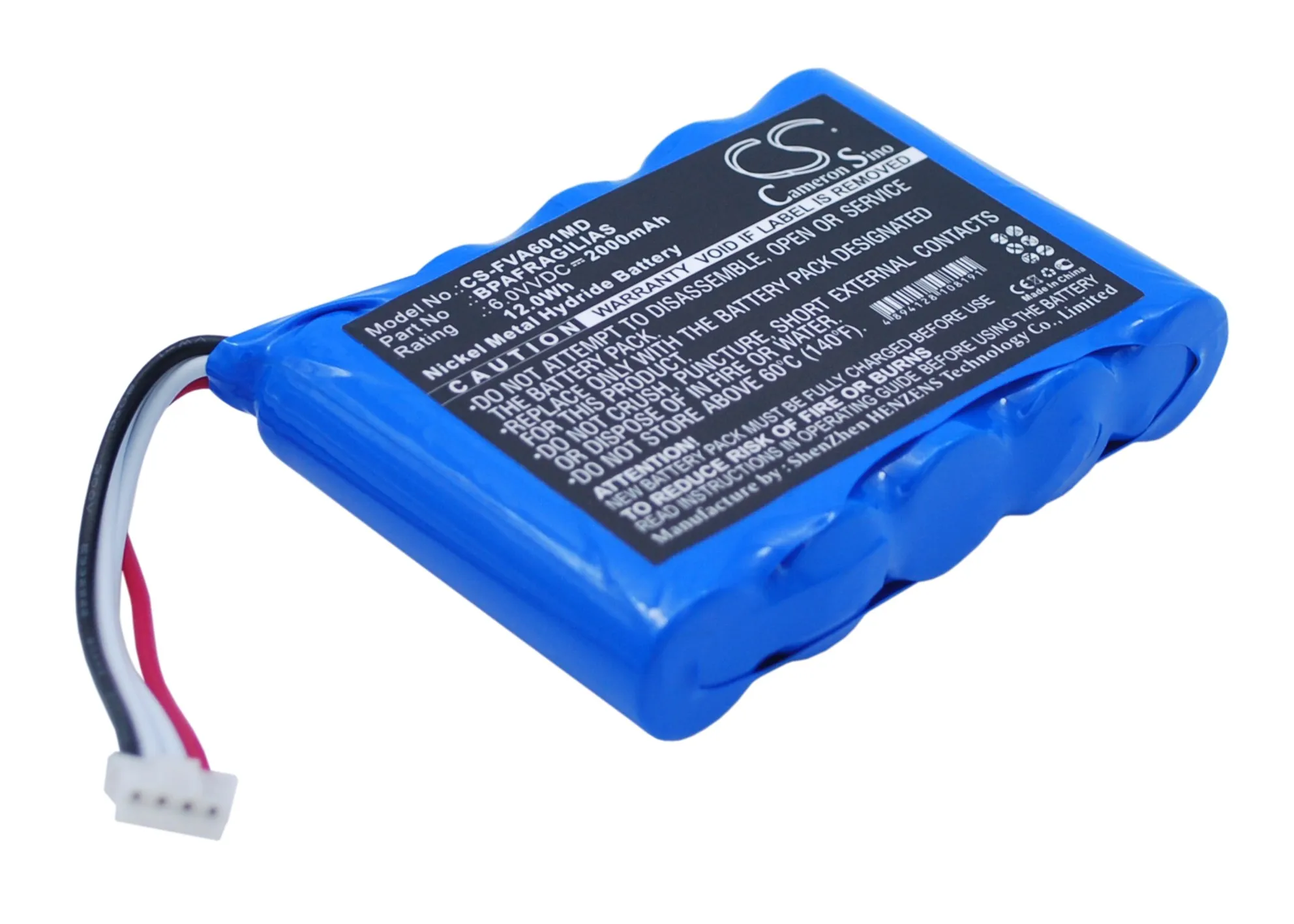 Ni-MH Medical Battery for Fresenius,6.0v,2000mAh,Spritzenpumpe Injectomat Agilia,Injectomat Agilia,Spritzenpumpe,BPAFRAGILIAS